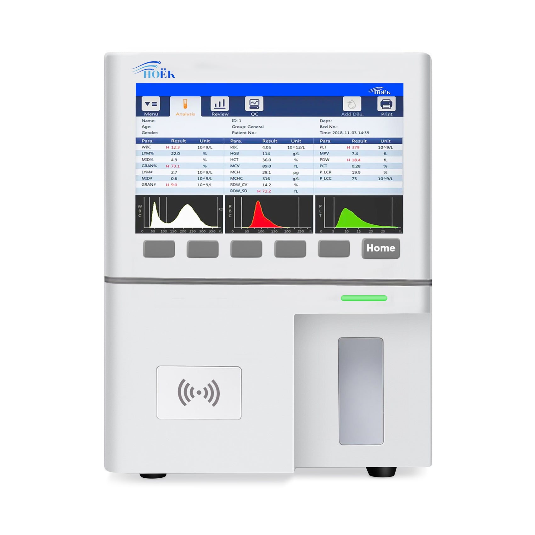 Hoëk HemoVet 5 Analyzer: Veterinary hematology analyzer