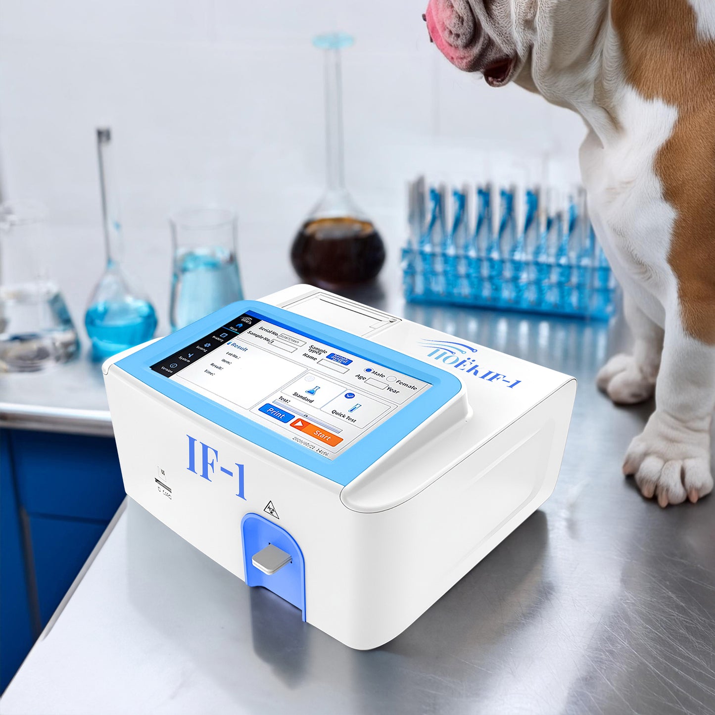 Hoëk VET-IF 1 Veterinary Immunofluorescence Analyzer (Tests for canine progesterone & pregnancy)