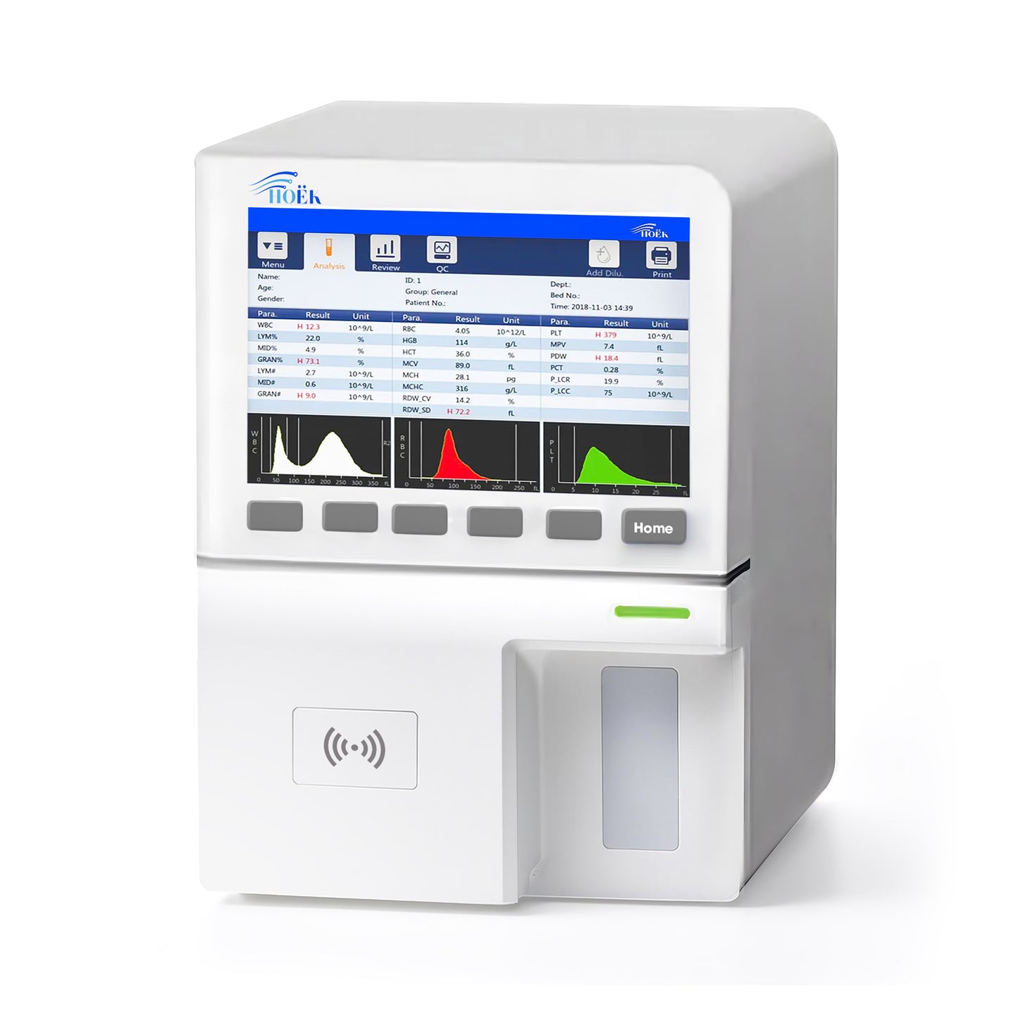 Hoëk HemoVet 5 Analyzer: Veterinary hematology analyzer